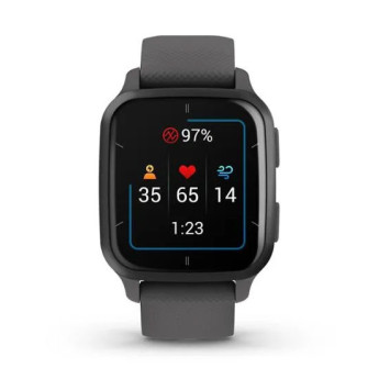 Garmin Venu SQ 2 | 40mm | Shadow Gray Case/Silicone Band (Chính Hãng)