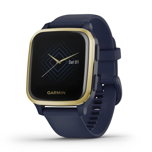 Garmin Venu SQ Music | 40.6mm | Navy Blue Case/Silicone Band (Chính Hãng)