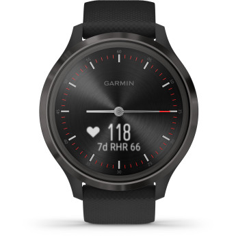 Garmin Vivomove 3 | Black Case/Silicone Band (Chính Hãng)