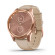 Garmin Vivomove Luxe | Rose Gold Stainless Steel Case/Leather Band (Chính Hãng)