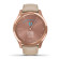 Garmin Vivomove Luxe | Rose Gold Stainless Steel Case/Leather Band (Chính Hãng)