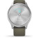 Garmin Vivomove Style | Silver Aluminum Case/Silicone Band (Chính Hãng)