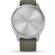 Garmin Vivomove Style | Silver Aluminum Case/Silicone Band (Chính Hãng)