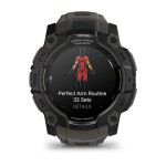 Garmin Instinct 3 Amoled | 50mm | Black with Charcoal Band (Chính hãng)