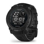 Garmin Instinct 3 Solar Tactical | 45mm | Black with Black Band (Chính hãng)