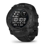 Garmin Instinct 3 Solar Tactical | 50mm | Black with Black Band (Chính hãng)