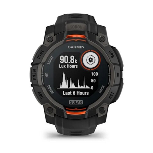 Garmin Instinct 3 Solar | 45mm | Black with Black Band (Chính hãng)
