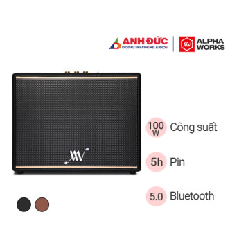 Loa Alpha Works Classic V100 | Black (Chính Hãng)