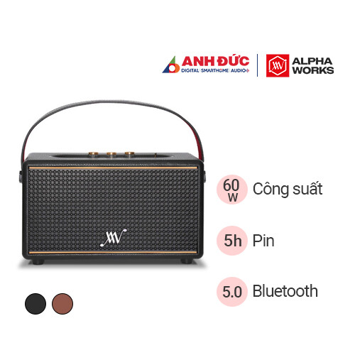 Loa Alpha Works Classic V60 | Black (Chính Hãng)
