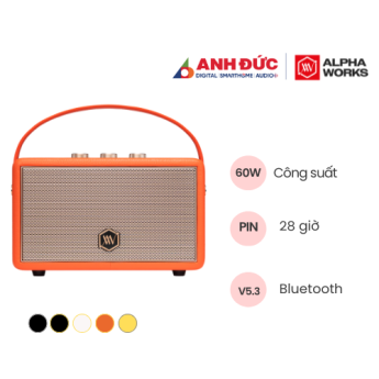 Loa Alpha Works W89 | Orange/Rose Gold (Chính hãng)