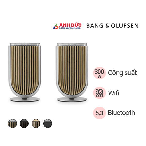 Loa B&O Beolab 8 | Natural Aluminium + Oak Cover (Chính Hãng)