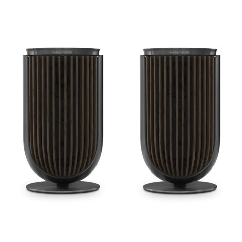 Loa B&O Beolab 8 | Black + Dark Oak Cover (Chính Hãng)