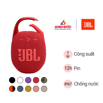 Loa JBL Clip 5 | Red (Chính Hãng)