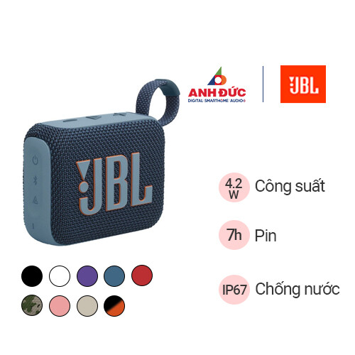 Loa JBL Go 4 | Blue (Chính Hãng)