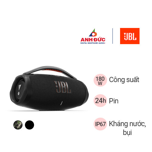 Loa JBL Boombox 3 | Black (Chính Hãng)