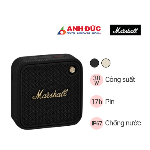 Loa Marshall Willen II | Black and Brass (Chính hãng)