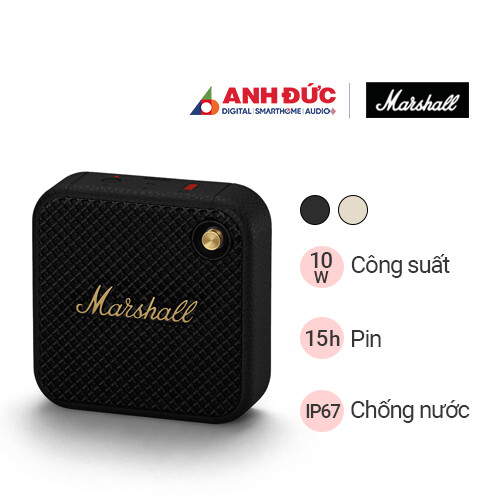 Loa Marshall Willen | Black & Brass (Chính Hãng)