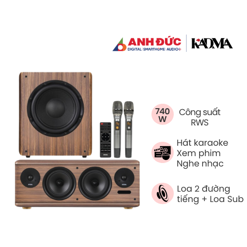 Bộ loa Kadma BS63 + Kadma SU30 (Chính hãng)