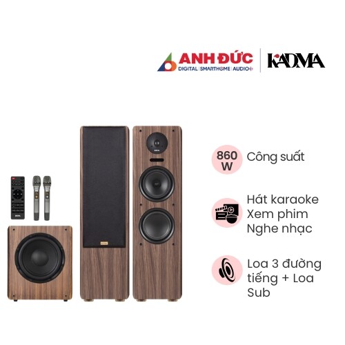 Bộ loa Kadma BS66 + Kadma SU30 (Chính hãng)