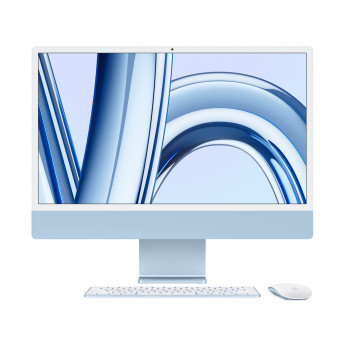iMac 24 inch 2023 | M3 8-Core CPU/ 10‑core GPU/ RAM 8GB/ 512GB SSD | Blue (Chính Hãng)