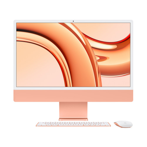 iMac 24 inch 2023 | M3 8-Core CPU/ 10‑core GPU/ RAM 8GB/ 512GB SSD | Orange (Chính Hãng)