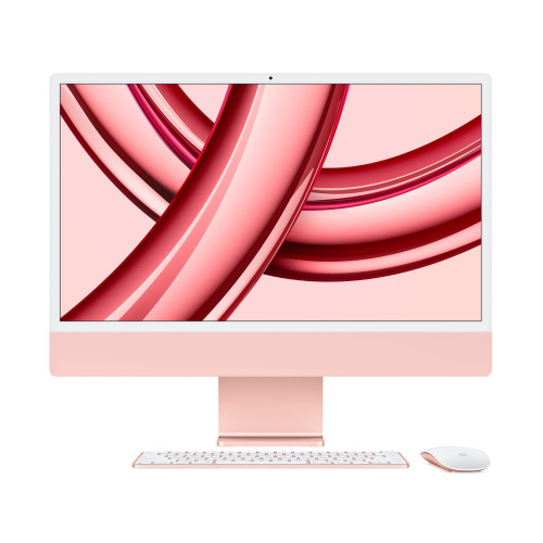 iMac 24 inch 2023 | M3 8-Core CPU/ 10‑core GPU/ RAM 8GB/ 256GB SSD | Pink (Chính Hãng)
