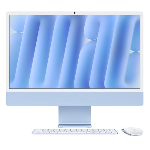 iMac 24 inch 2024 | M4 8-Core CPU/ 8‑core GPU| RAM 16GB / 256GB SSD | Blue (Chính hãng)