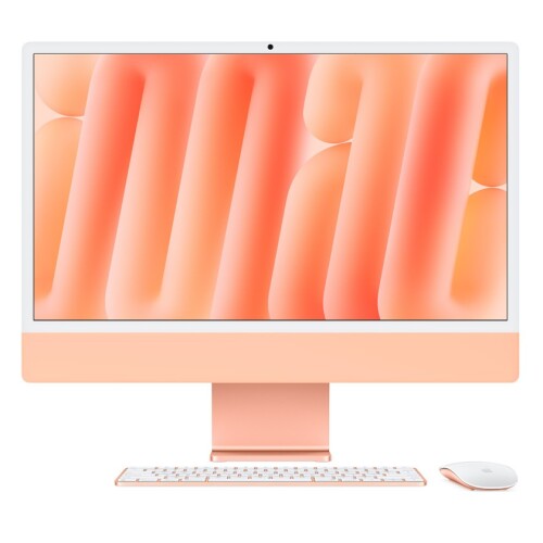 iMac 24 inch 2024 | M4 8-Core CPU/ 8‑core GPU| RAM 16GB / 256GB SSD | Orange (Chính hãng)