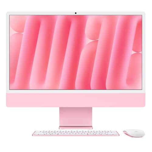 iMac 24 inch 2024 | M4 8-Core CPU/ 8‑core GPU| RAM 16GB / 256GB SSD | Pink (Chính hãng)
