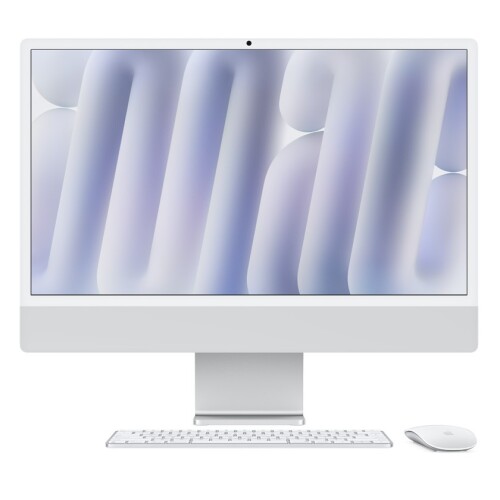 iMac 24 inch 2024 | M4 8-Core CPU/ 8‑core GPU| RAM 16GB / 256GB SSD | Silver (Chính hãng)