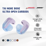 Tai nghe Bose Ultra Open Earbuds | Chilled Lilac (Chính Hãng)