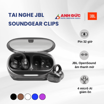 Tai nghe JBL Soundgear Clips | Black (Chính hãng)