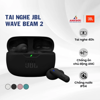 Tai nghe JBL Wave Beam 2 | Black (Chính hãng)