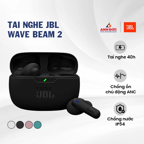Tai nghe JBL Wave Beam 2 | Black (Chính hãng)