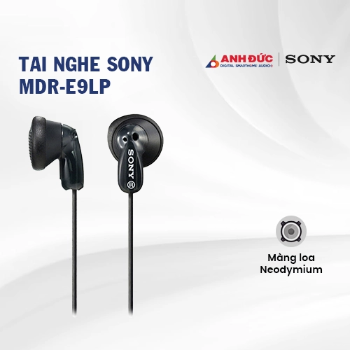 Tai nghe Sony MDR-E9LP | Black (Chính Hãng)