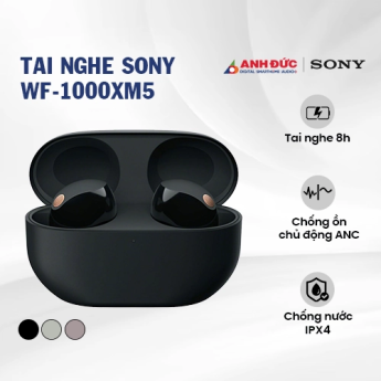 Tai nghe Sony WF-1000XM5 | Black (Chính Hãng)