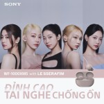 Tai nghe Sony WF-1000XM5 | Smoky Pink (Chính Hãng)
