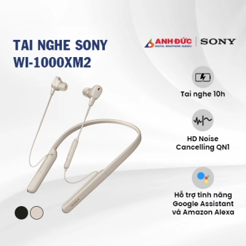 Tai nghe Sony WI-1000XM2 | Silver (Chính Hãng)