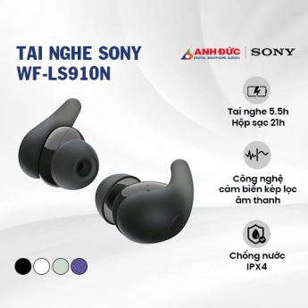 Tai nghe Sony WF-LS910N | Black (Chính hãng)
