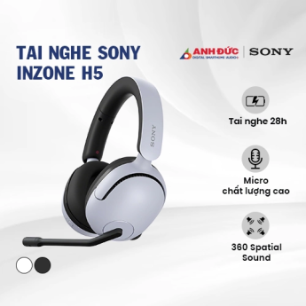 Tai nghe Sony INZONE H5 | White (Chính Hãng)