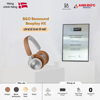 Tai nghe B&O Beoplay HX | Timber (Chính Hãng)