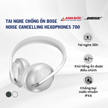 Tai nghe chống ồn Bose Noise Cancelling Headphones 700 | Silver (Chính Hãng)