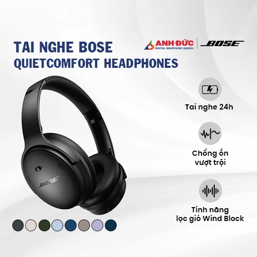 Tai nghe Bose QuietComfort Headphones | Black (Chính Hãng)