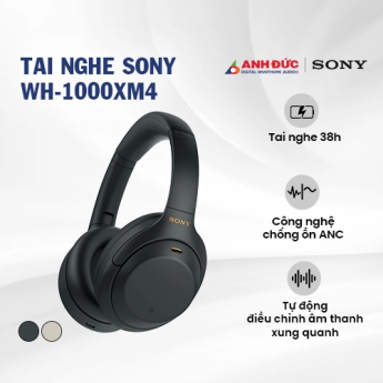 Tai nghe Sony WH-1000XM4 | Black (Chính Hãng)