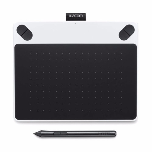 Bảng vẽ Wacom Intuos Draw Fun Small CTL-490/W0-CX | White (Chính Hãng)