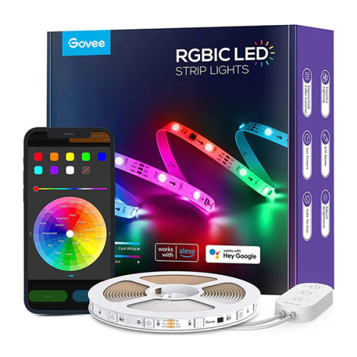 Govee RGBIC Wi-Fi+Bluetooth LED Strip Lights H6143