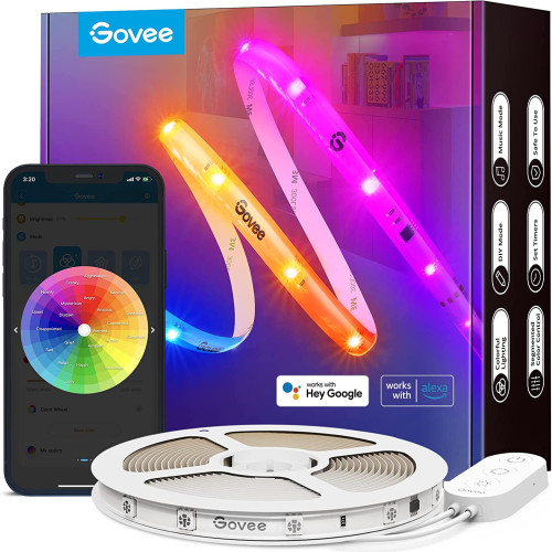 Govee RGBIC LED Strip Lights With Protective Coating H619A