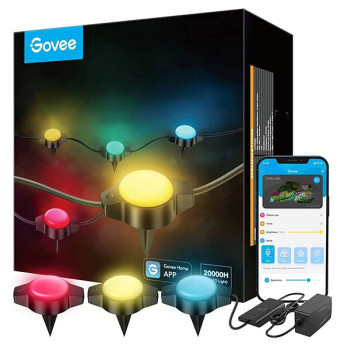 Govee RGBIC Wi-Fi + Bluetooth Outdoor Ground Lights H7050