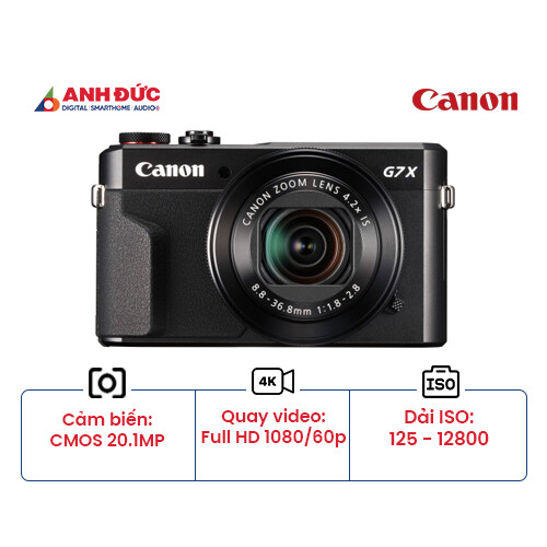 Máy ảnh Canon PowerShot G7 X Mark II (Chính hãng)