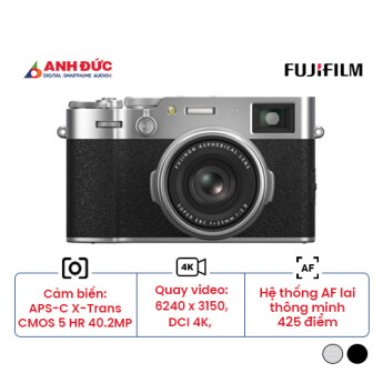 Máy ảnh Fujifilm X100VI | Silver (Chính hãng)